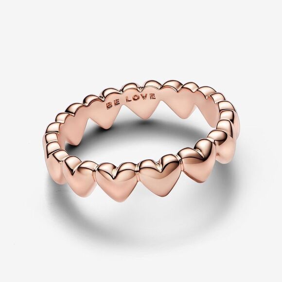Pandora Rose Gold Heart Ring - Picture 4 of 10